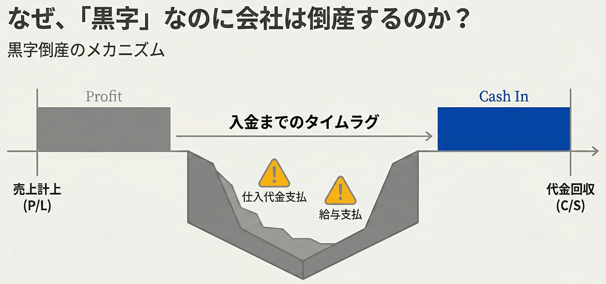 なぜ、「黒字」なのに会社は倒産するのか?